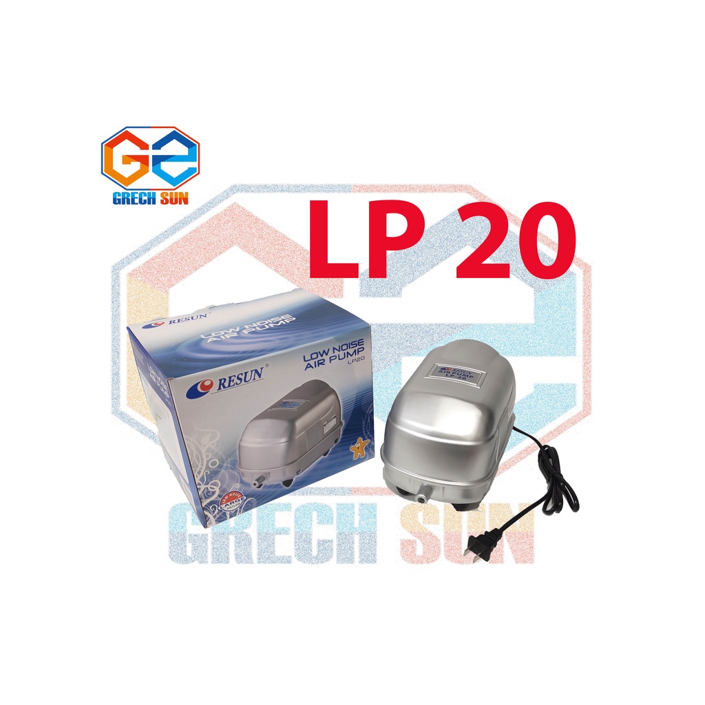 AERATOR ORIGINAL RESUN LP 20 LOW NOISE AIR PUMP POMPA UDARA LP 20