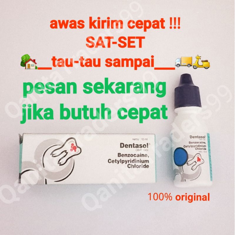 DENTASOL 10 ml Original Obat Sakit Gigi Ampuh