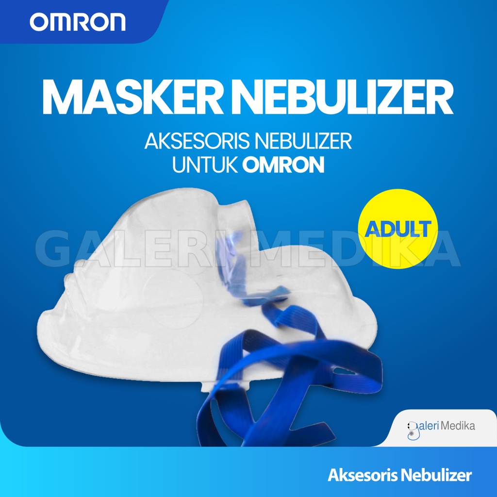 Masker Nebulizer Omron - Masker Dewasa / Masker Anak / Masker Bayi