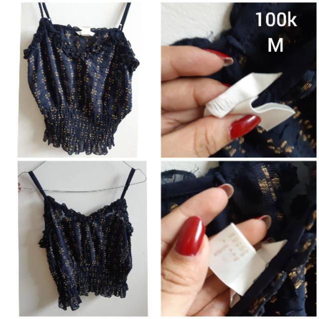 H&M,CROP GAUL,LEKBONG KEREN,KEATASAAN CEWEK,BAJU CEWEK,KEATASAN MURAH,BRANDED,