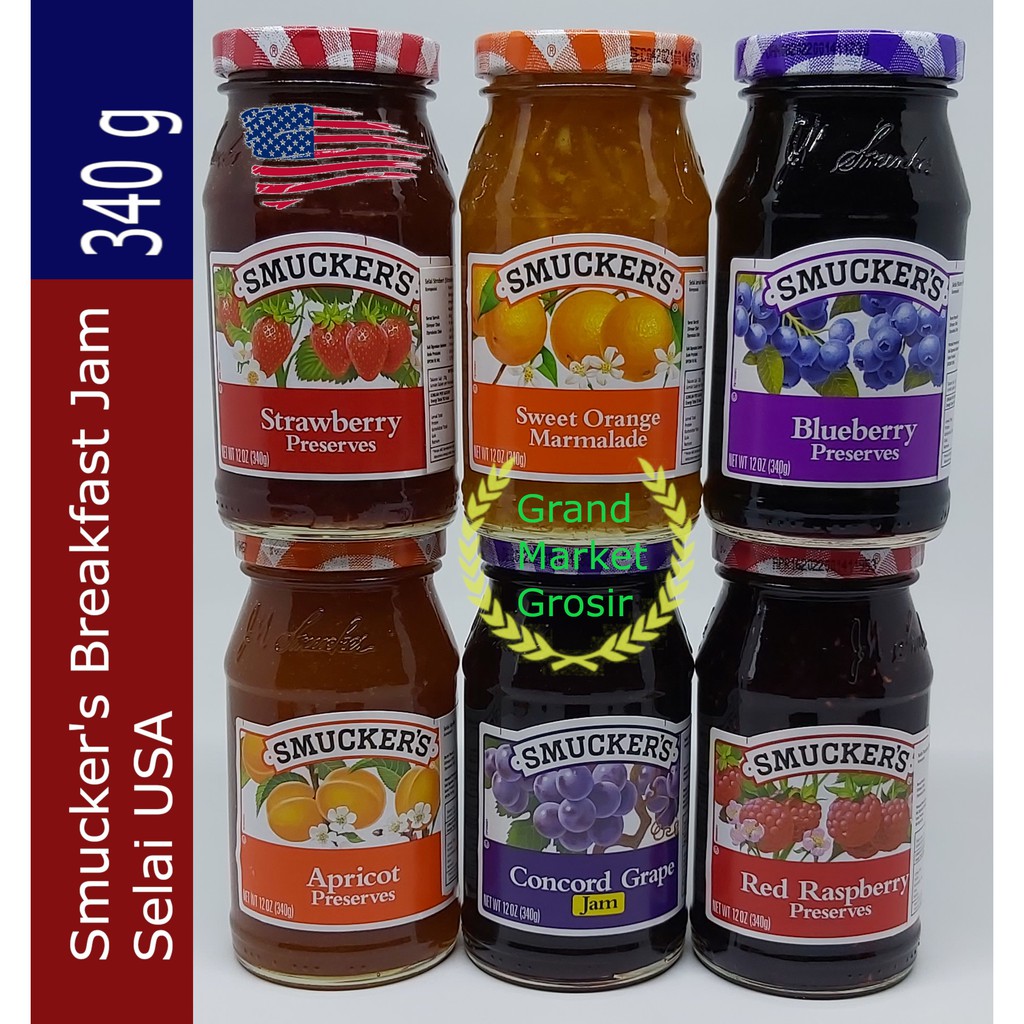 

Smucker's Smuckers Jam Selai USA 340 g