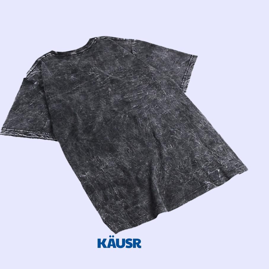✨●➤Paling aman✔️ Oversize Tees/Tshirt/Kaos Black Washed Polos