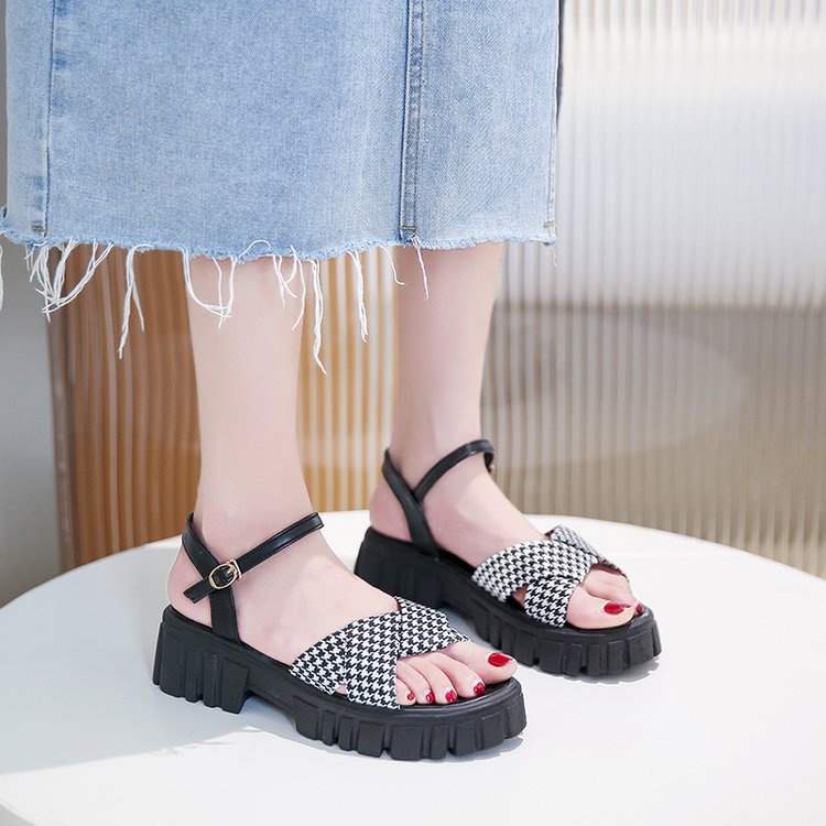 HS /  Wedges Sandal Wanita Premium S-13