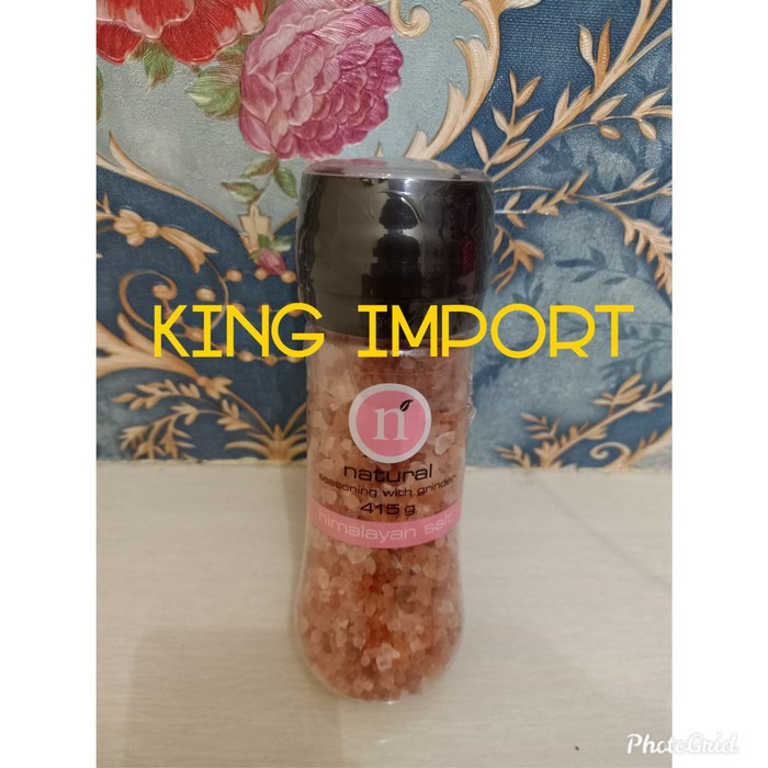 

Spesial - Natural Himalayan Salt With Grinder 415 Gram Garam