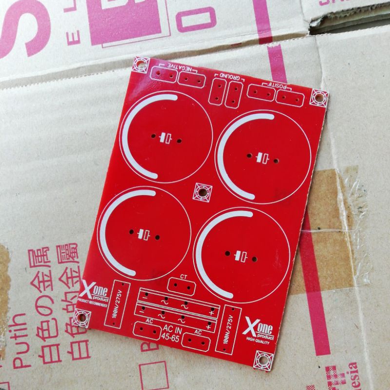 PCB POWER SUPLAY 4ELKO DIODA SISIR