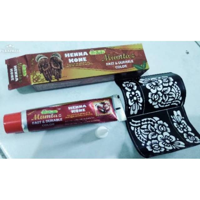 Henna maroon/ hitam Pasta mumtaz k-veda/ hena maron 30gr (baca diskripsi)