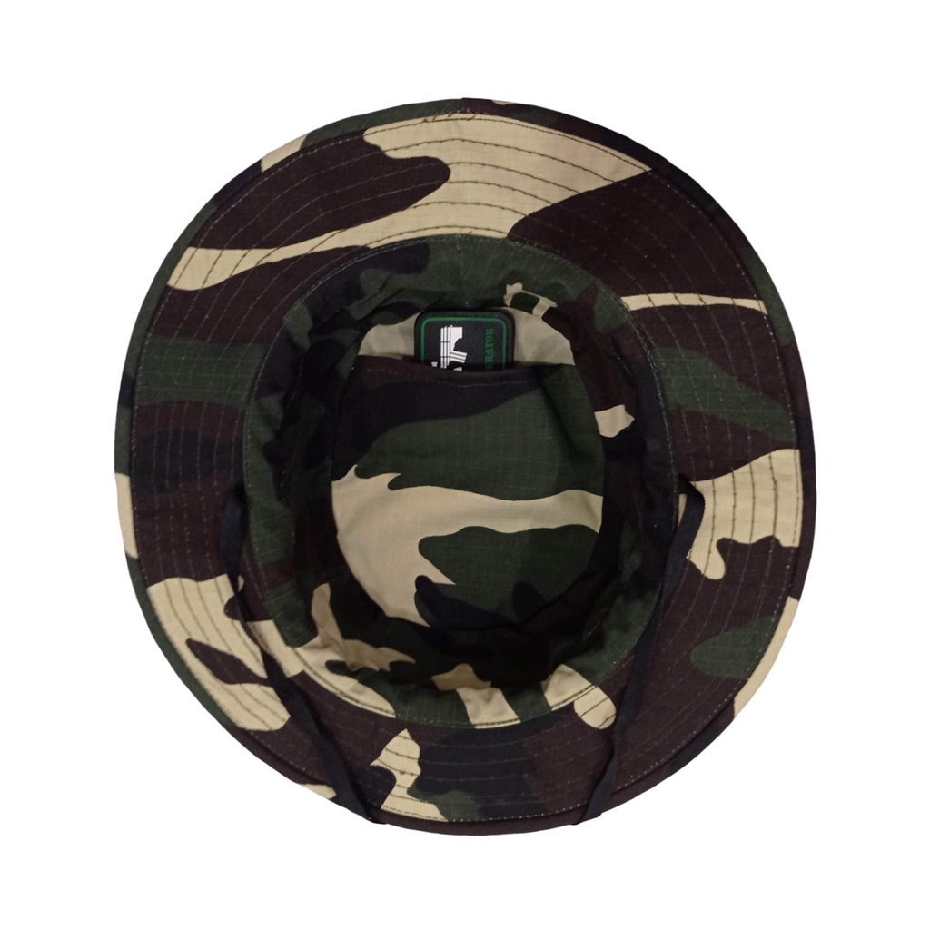 Topi Rimba Outdoor Tactical Loreng WoodLand Pria/Wanita