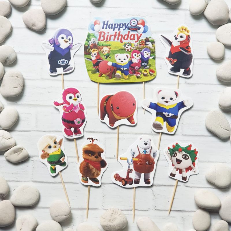 Badanamu Cadets Birthday Cake Topper 1 set