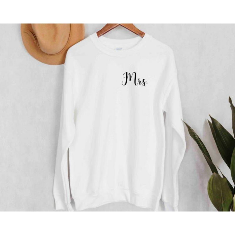 S - XXXXXL(6XL) COUPLE Mr and Mrs Matching Married Sweatshirt Hoodie Newlywed Bride and Groom Gift For Valentine Couple Anniversary