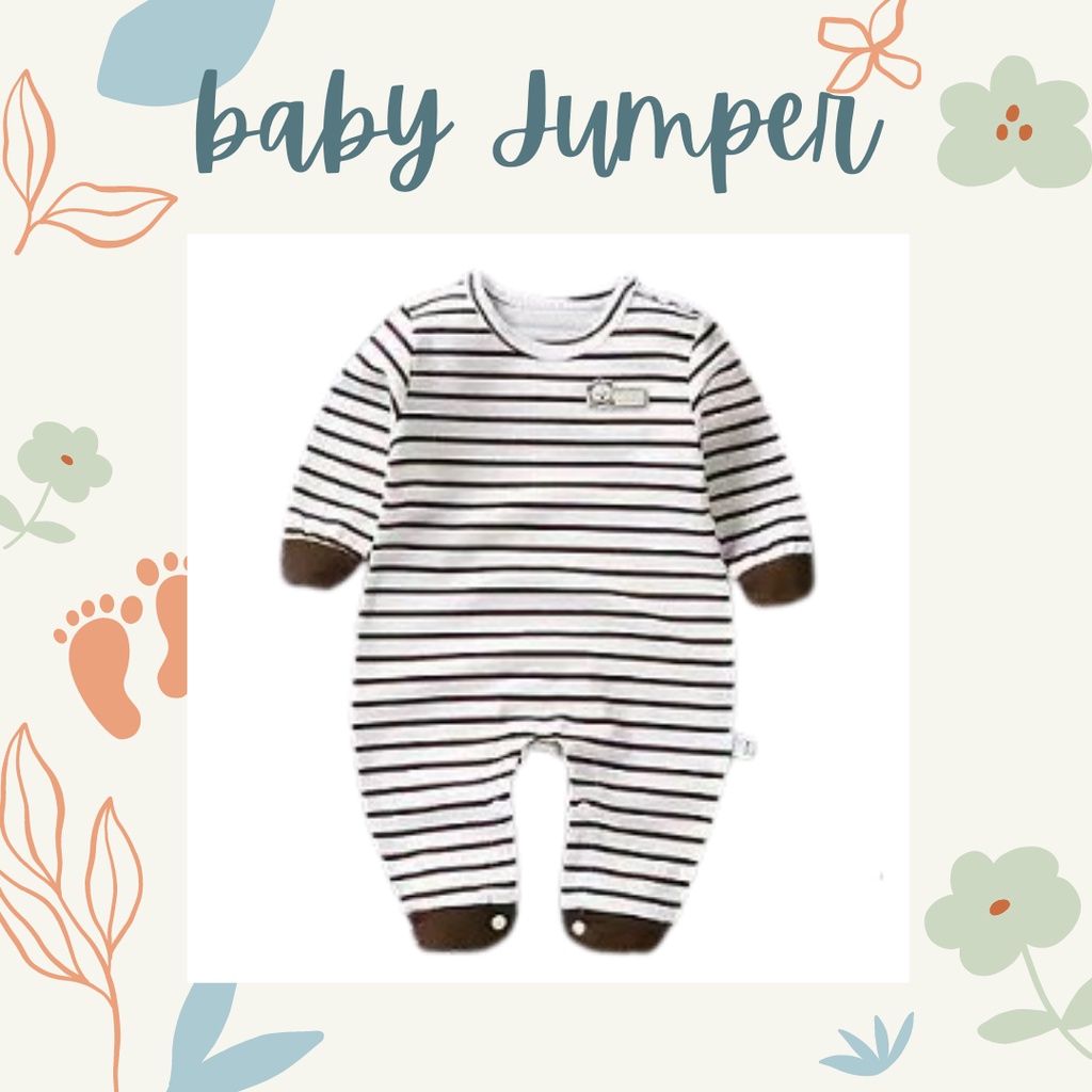 MBSS JUMPER BAYI PANJANG IMPORT 0-6 bulan / romper bayi baju bayi jumper lucu bayi 100% import A1