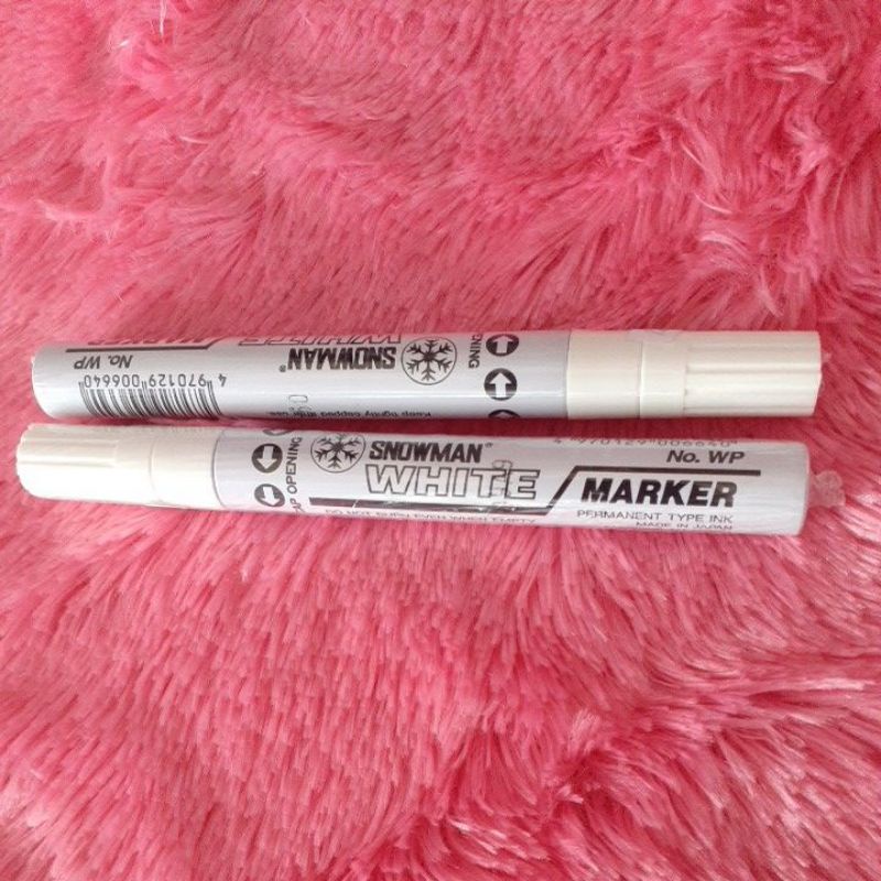 

Spidol Snowman white marker