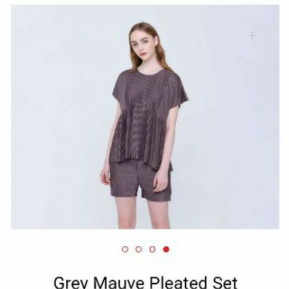 Hellolilo Gray mauve plated Set