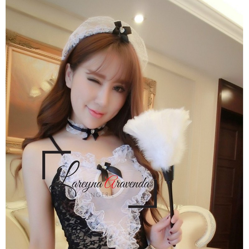 Kemoceng Aksesoris Lingerie Untuk Cosplay Model Maid Sexy AL002