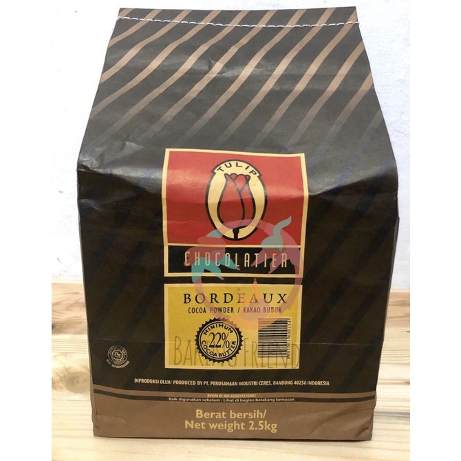 

REPACK! Cokelat Bubuk Tulip Bordeaux 1 KG