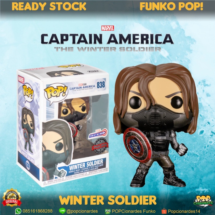Funko POP Marvel Captain America - Winter Soldier YOTS #838