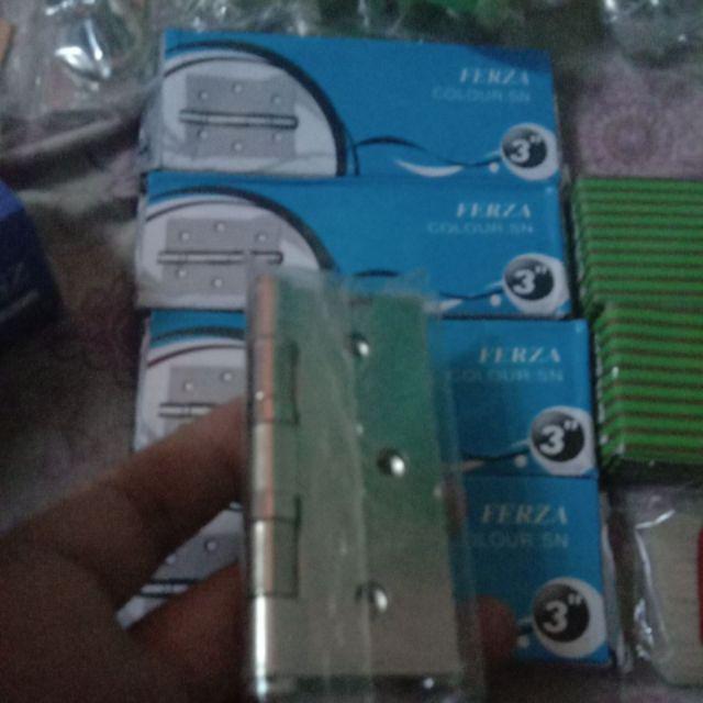 Engsel Ferza 3 In Warna Putih - Engsel Jendela Murah - Engsel Bagus