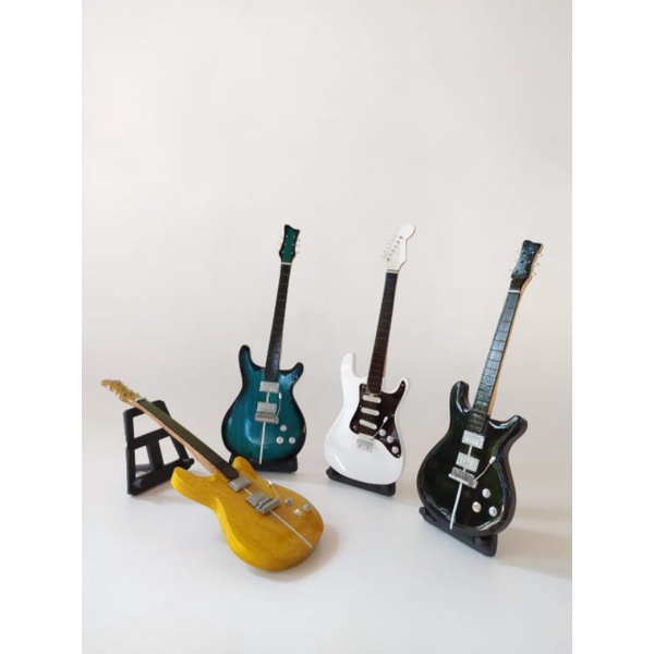 miniatur gitar akustik bass melodi