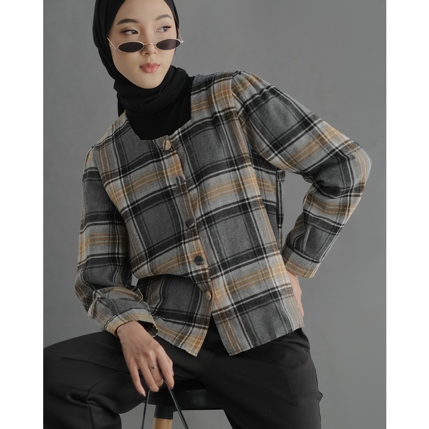 Myrubylicious HALSA FLANEL SHIRT KODE 3119