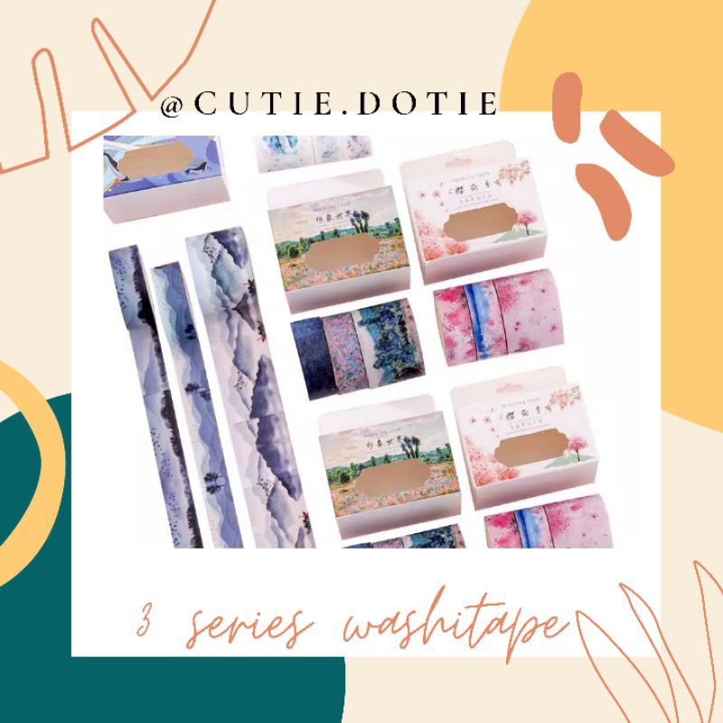 

3 series Washi tape