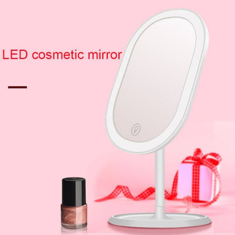 LED Cermin Bulat dengan Lampu LED / Make Up LED Mirror