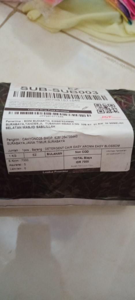 Detergent Cair Easy Aroma Easy Blossom Kemasan 800ml Sabun Pembersih Pakaian Termurah