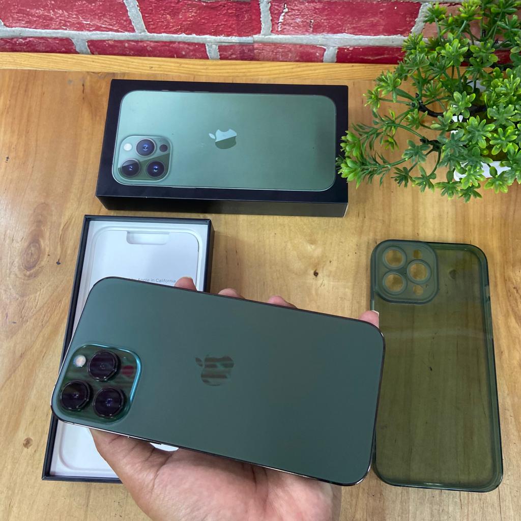 iPhone 13 Pro max 256GB Dual Nano sim Alpine Green Terdaftar kemenperin April 2023