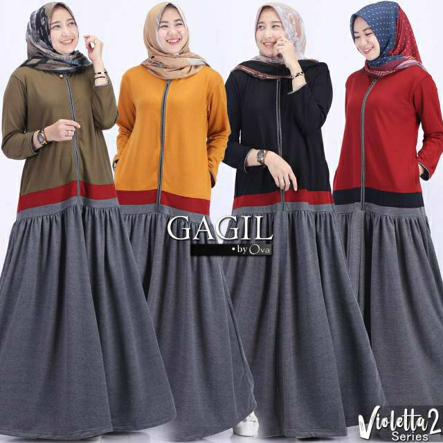 VIOLETTA DRESS GAGIL FASHION BY OVA ORIGINAL