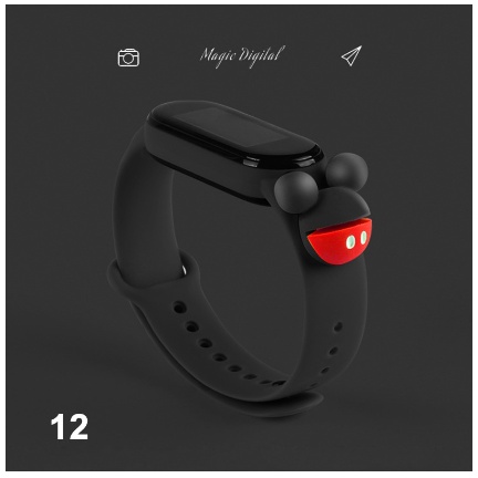 ✅COD Jam Tangan Elektronik Motif Kartun Anak Laki-laki Perempuan LED Karakter Minimalis Gelang-Var 1 Mickey