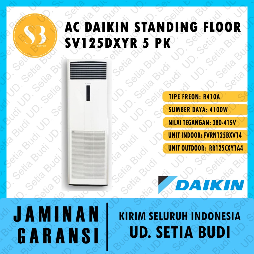 AC Daikin Standing Floor SV125DXYR 5 PK