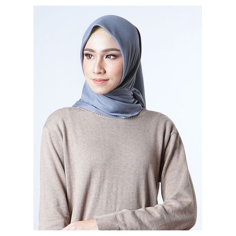 Restu Anggraini Turkish Voal Hijab Grey