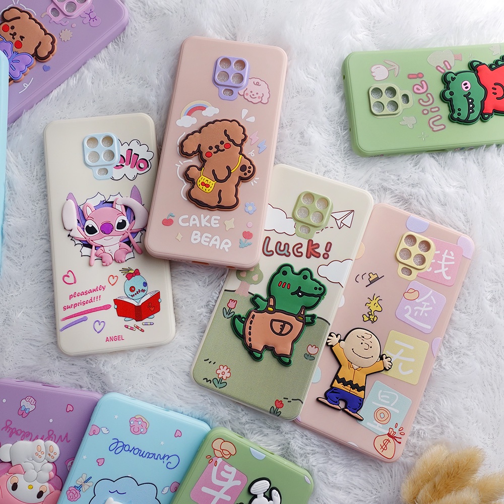 SOFTCASE 3D SAMSUNG A02 A22 A32 A52  A72 IPHONE 6S PLUS 7 PLUS X XR OPPO A15 A9 2020 RENO 6 5G REALME C20 VIVO Y20 XIAOMI NOTE 10 9 9 PRO CASING KARAKTER CASE 3D DISNEY