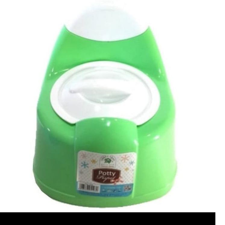 ✬ Green Leaf 5108 Pispot Anak Duduk WC Jongkok / Potty Training Seat / Closet Duduk Anak 1 Liter ◄