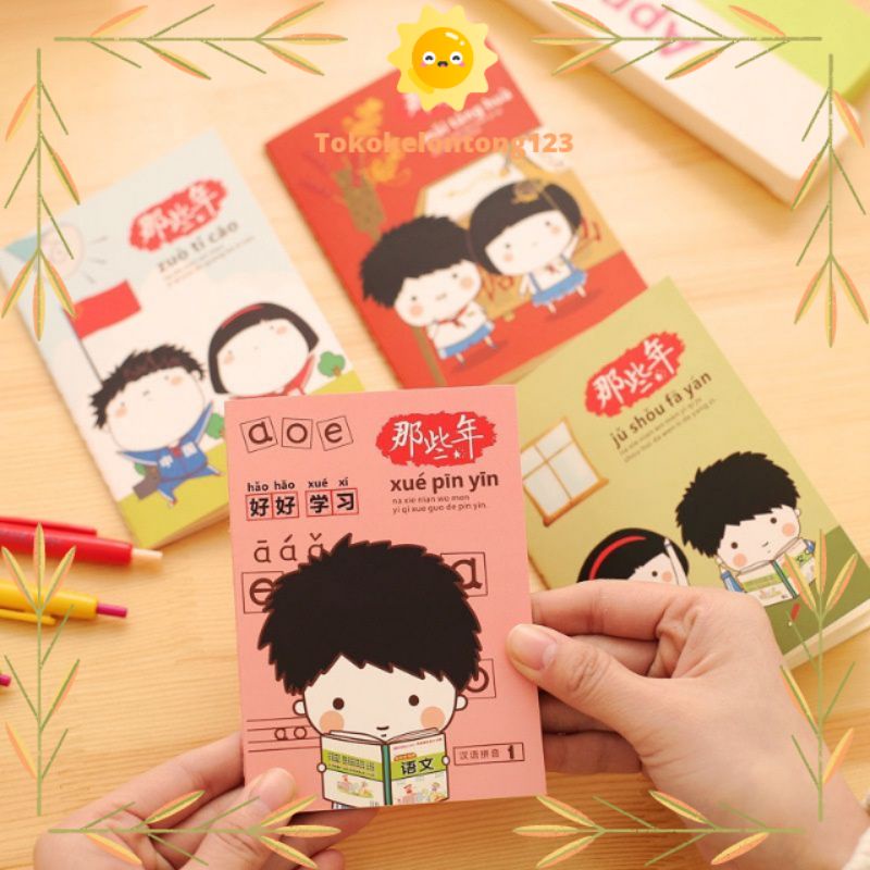 Buku Tulis Mini Motif Kartun Note Book Mini Cartoon Mini Book Notepad Karakter Buku