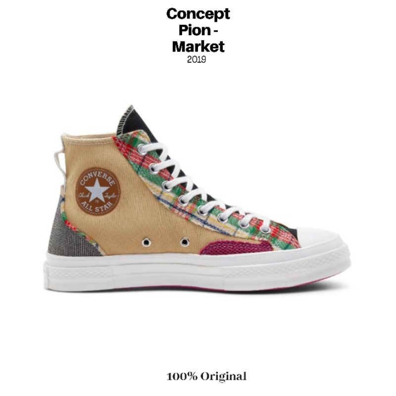 Converse Chuck 70 Hacked Fashion HI Nomad Khaki/Black/Cactus Flower
