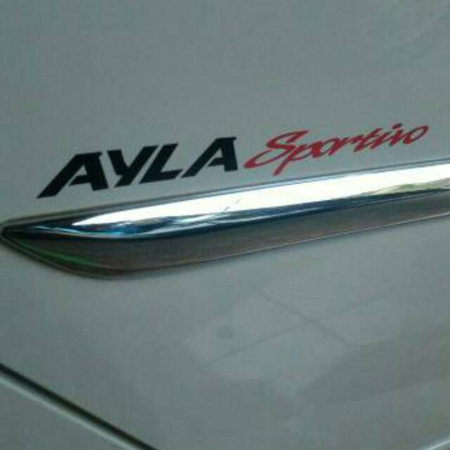 Stiker Ayla sportivo Bahan Oracal 651 Stiker Body mobil