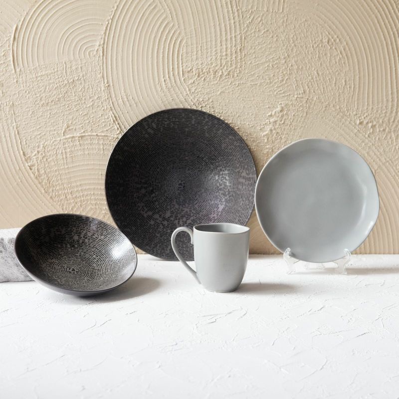 Hampers Set Keramik Rustic Stone Custom (1Dp, 1SP, 1 Bowl, 2 Mug)