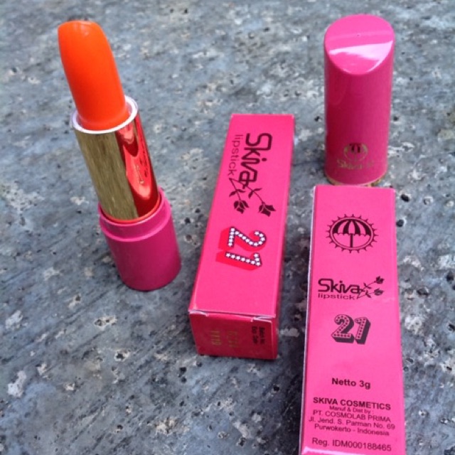 Jual LIPSTIK SKIVA LIPSTICK KECANTIKAN EXCLUSIVE COLORS Shopee Indonesia