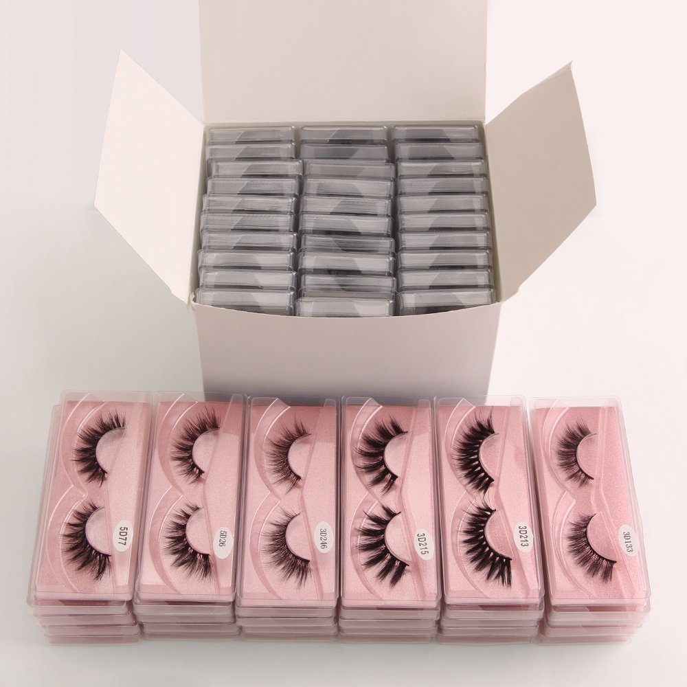 MAGEFY 3D False Eyelashes Natural Lashes Handmade Fluffy Wispy Glam