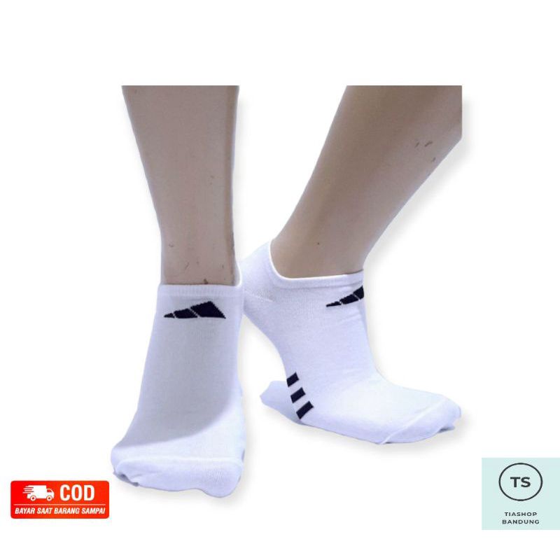 1 Lusin Kaos Kaki Olahraga Pendek (A-D1) || Kaos Kaki Sport Ankle Pria dan Wanita