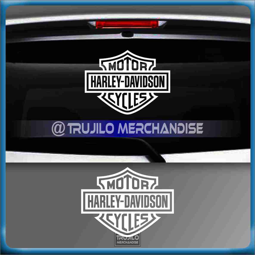 Stiker Harley Davidson Kaca Body Mobil