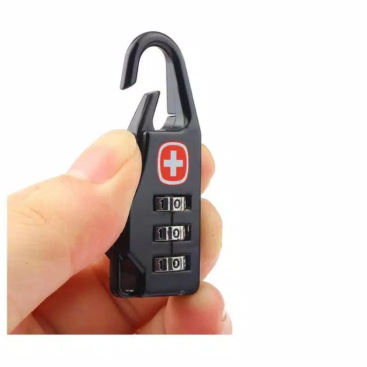 Gembok Koper Swiss Travel Luggage Lock / Loker 3 Numeric Code - LPM Shop