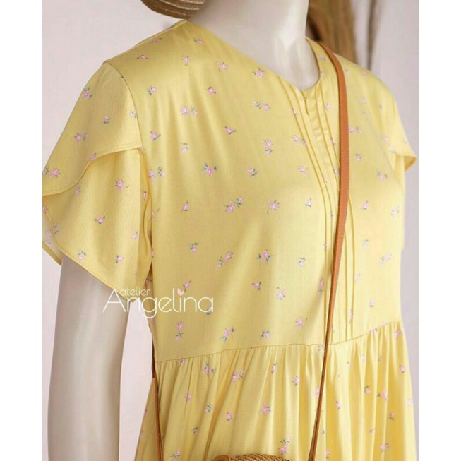 (size L) Audrey Tinyrose Calming Yellow Atelier Angelina