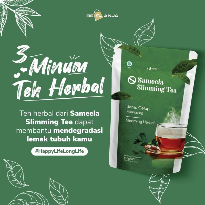 

sameela teh pelangsing alami teh hijau penurun berat badan