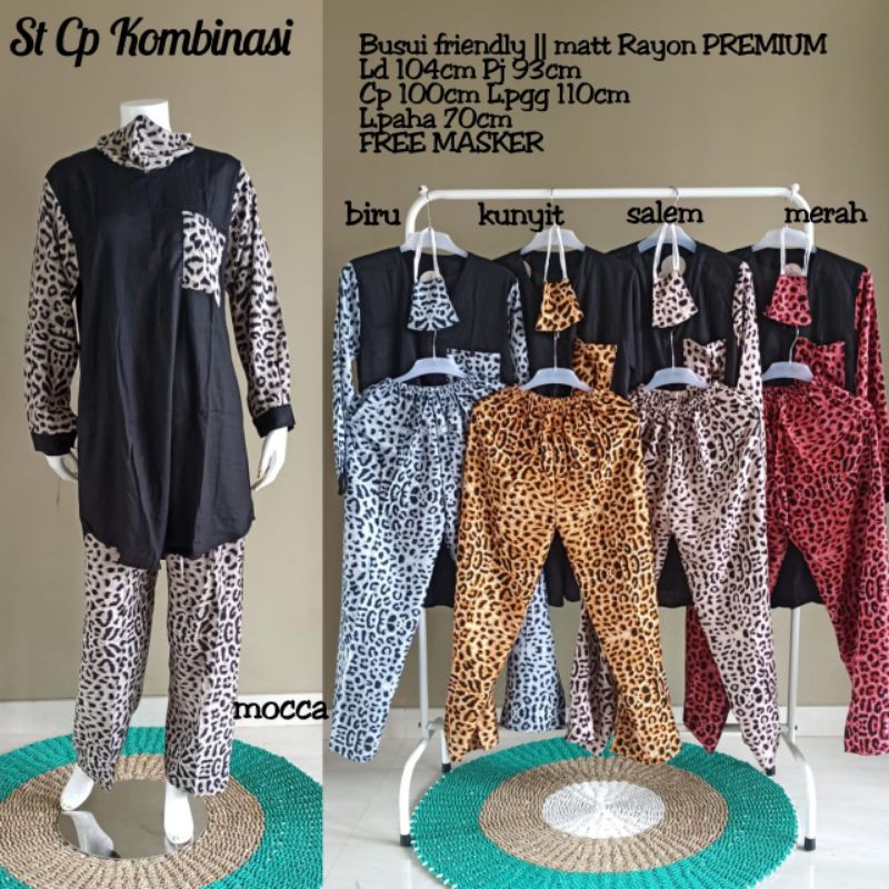 Setelan Atas bawah panjang Busui Flendly Matt Rayon Premium