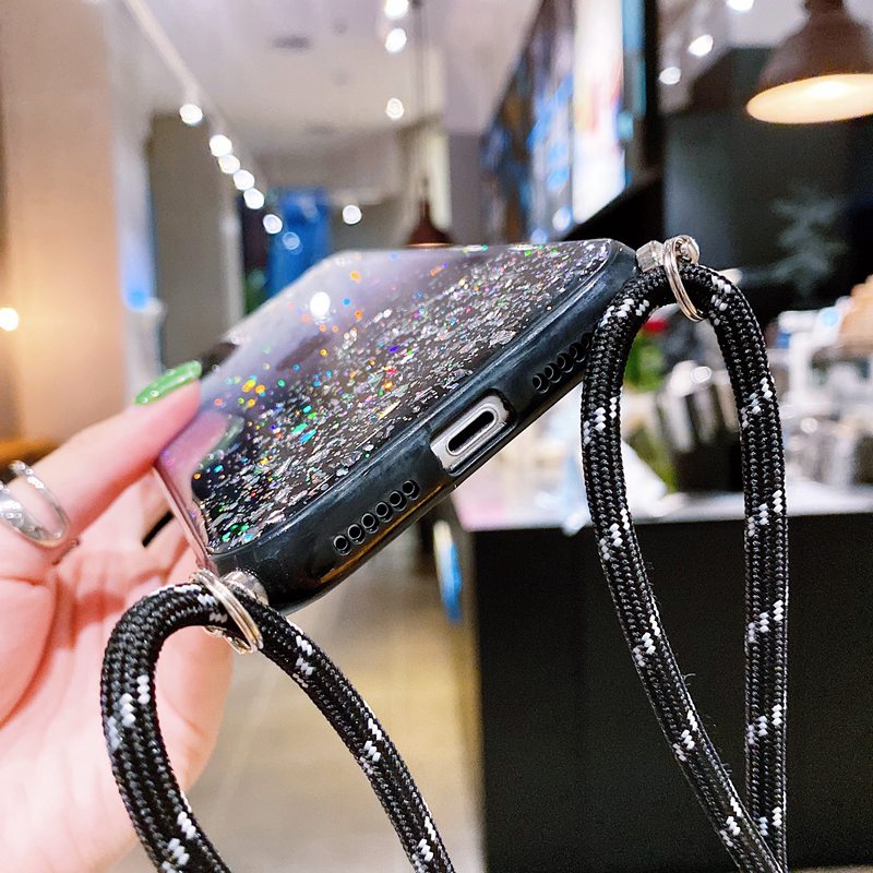 Lanyard Starry Sky Soft Case Samsung A11 A21S A51 A71 A50 A50S A30S A10S A20S A01 A31 A01 Core Silicone Casing