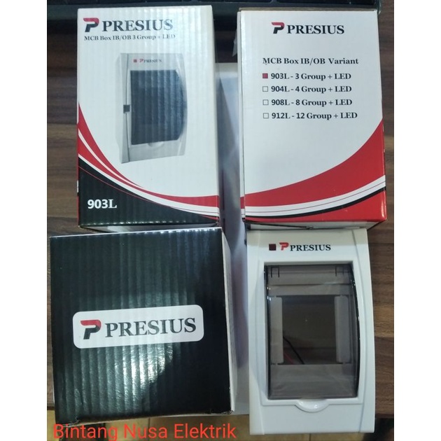 Presius 903L/ Masko 9803 Box MCB 3 Group/ Rumah MCB 3 Group/ Tempat MCB 3 Group/ Kotak MCB 3 Group