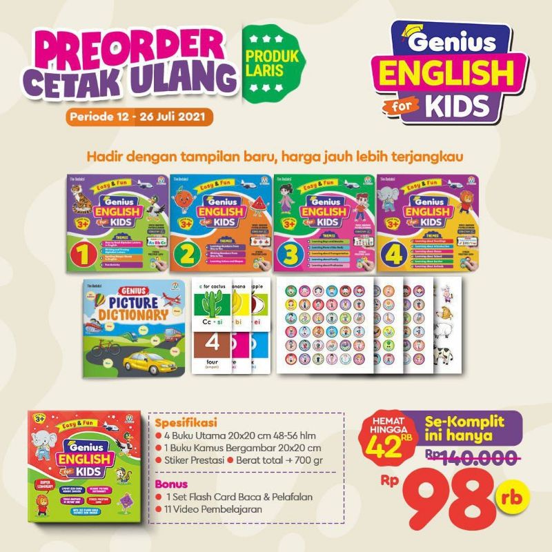 

Genius English for kids READY. GENKids ready