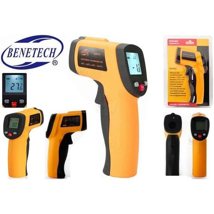 Infrared Thermometer BENETECH GM550 Termometer Gun Thermo GM-550 550c