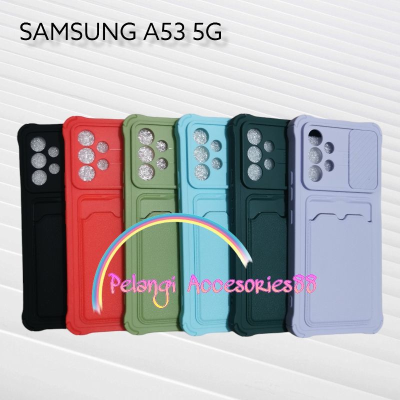 CASE SAMSUNG A53 5G SOFTCASE SLEDING WARNA WARNI