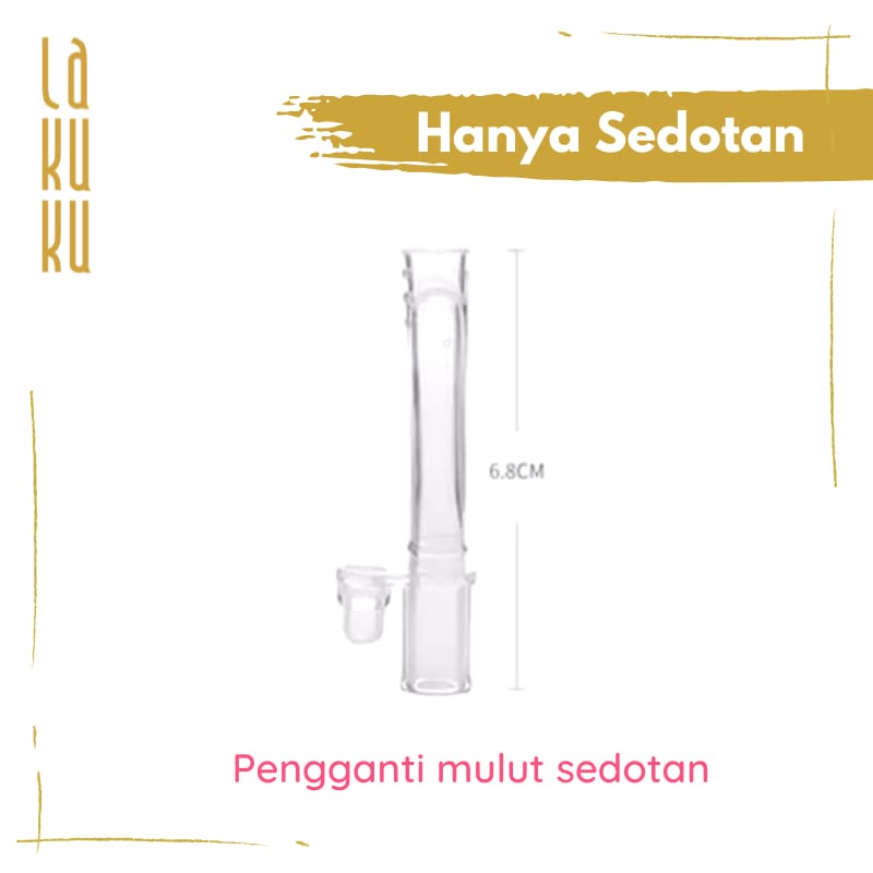 Aksesoris Tambahan Sedotan untuk Botol Susu Piko Bello Sweety Tritan - Spare Straw Cover Milk Bottle